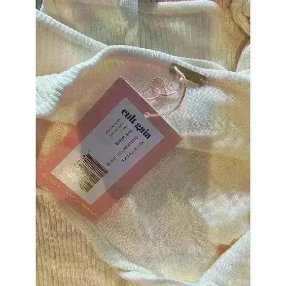 Cult Gaia Cameron Dress in Off White Sz Large - Picture 4 of 5